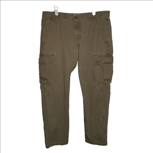Denver Hayes Mens Cargo Straight Leg Chinos Beige Label Reads Size 36x30*